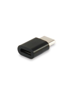 EQUIP cambiador de género para cable USB C Micro USB B Negro 2