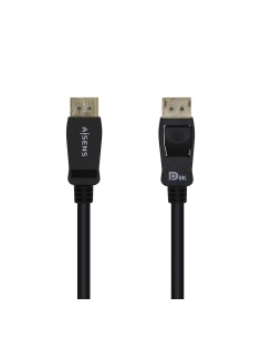 Aisens Cable Displayport certificado V1.4 8k 60hz macho a macho 1m negro