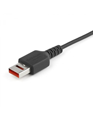 StarTech.com Cable Adaptador usb tipo-a macho a Micro usb b de Carga Segura 1m negro