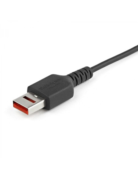 StarTech.com Cable Adaptador usb tipo-a macho a Micro usb b de Carga Segura 1m negro