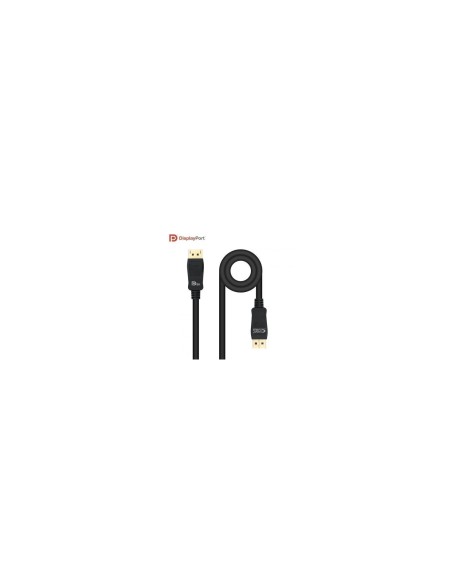 Nanocable 10.15.2502 Cable displayport macho a macho 2m negro