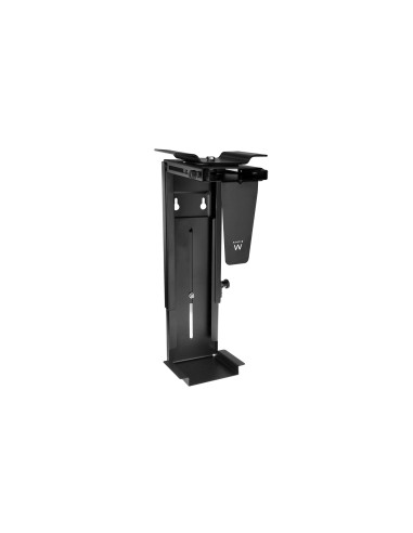 Ewent EW1293 soporte de CPU Soporte para instalación de CPU bajo mesa Negro