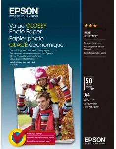 Epson Value Glossy Papel fotografico A4 50 Hojas 2