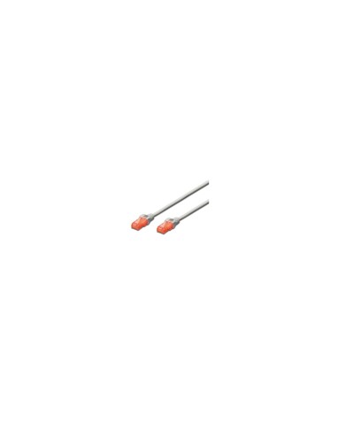 Ewent EW-6U-100 Latiguillon de red rj45 Cat6 U/UTP 10m gris