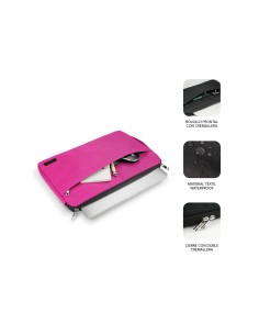 Subblim Funda ordenador urban laptop sleeve 15.6P poliester Rosa 2