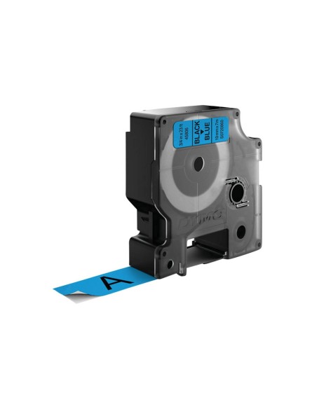 DYMO D1 - Etiquetas estándar - Negro sobre azul - 19mm x 7m