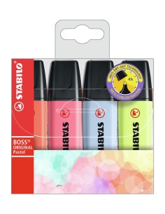 STABILO Boss Original Pastel marcador 4 pieza(s) Multicolor