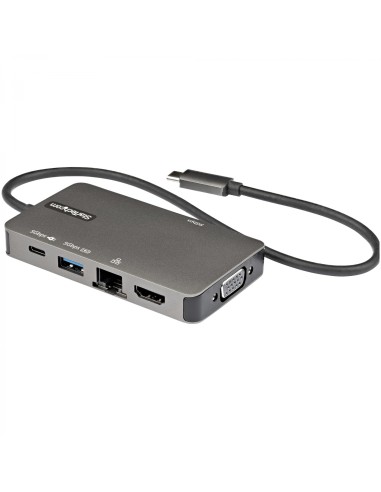 StarTech.com Hub usb 3.2 gen 1 tipo-c 6puertos negro gris