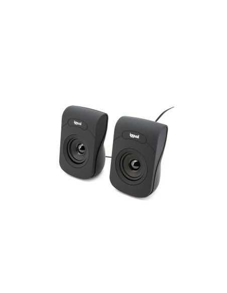 iggual Altavoces 2.0 6 W mini-jack 3.5 mm + USB Negro