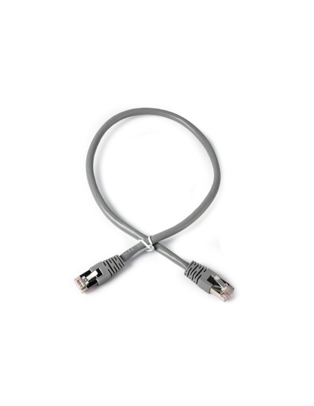 Gembird PP6A-LSZHCU-0.5M Latiguilo de red rj45 cat6a 0.5 gris