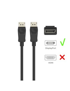 Ewent EC1400 Cable displayport macho a macho 1m negro 2