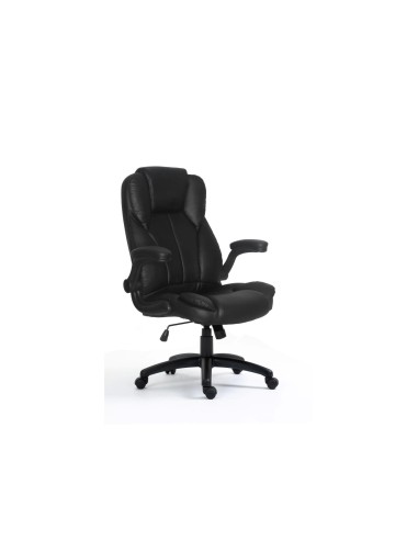 Equip 651006 silla de oficina asiento respaldo acolchado negro