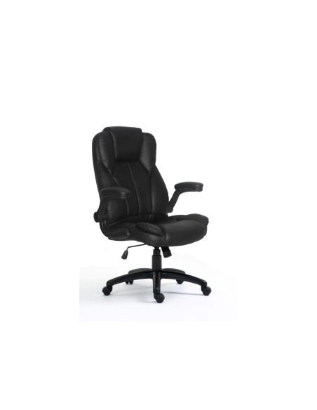 Equip 651006 silla de oficina asiento respaldo acolchado negro
