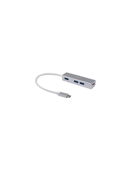 Equip HUB de interfaz USB 3.2 Gen 1 (3.1 Gen 1) Type-C 5000 Mbit/s Plata