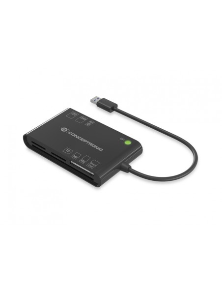 Conceptronic lector de tarjeta inteligente Interior USB 3.2 Gen 1 (3.1 Gen 1) Negro
