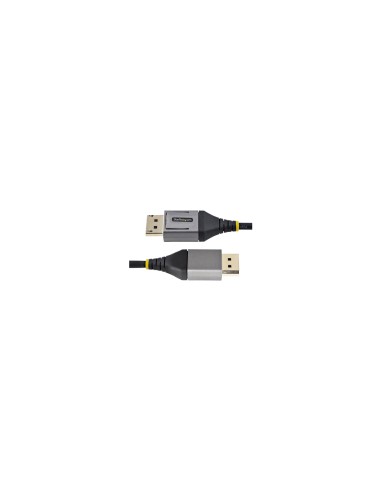 StarTech.com Cable DisplayPort 1.4 Certificado VESA - 8K de 60Hz HDR10 Ultra HD 4K de 120Hz, 4 m Gris, Negro