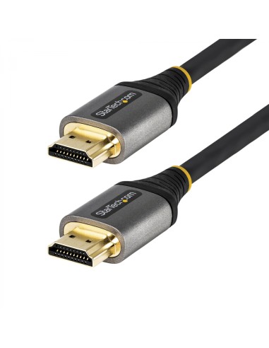 StarTech.com Cable HDMI tipo A (Estándar) 2.0 con Ethernet de Alta Velocidad Ultra HD 4K 60Hz, 2 m Negro, Gris