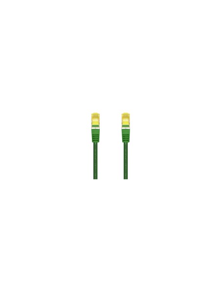 AISENS Cable De Red Latiguillo RJ45 LSZH Cat.7 600 MHz S/FTP PIMF AWG26, Verde, 25 cm