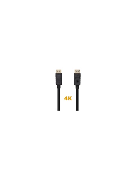 AISENS Cable DisplayPort V1.2 4K@60Hz 1 m Negro