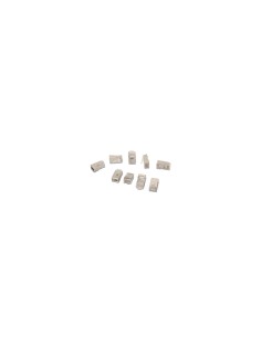 AISENS A138-0293 10 piezas Conector RJ-45 acero inoxidable transparente 2