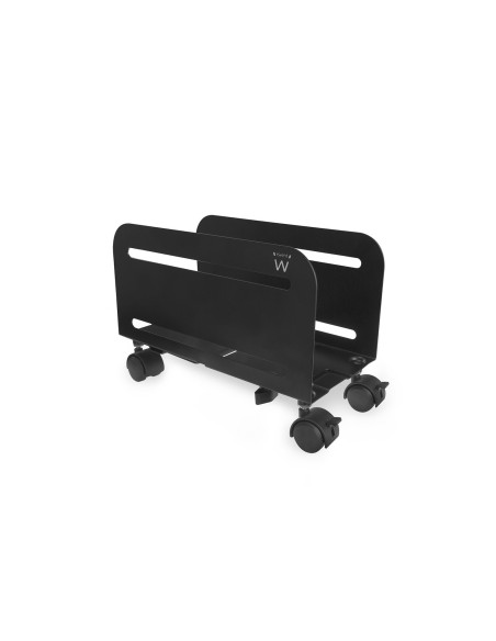 Ewent Soporte de CPU Carro para equipo informático Negro