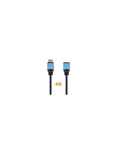 Aisens Cable Hdmi V2.0 prolongador premium alta velocidad macho a hembra negro azul 2