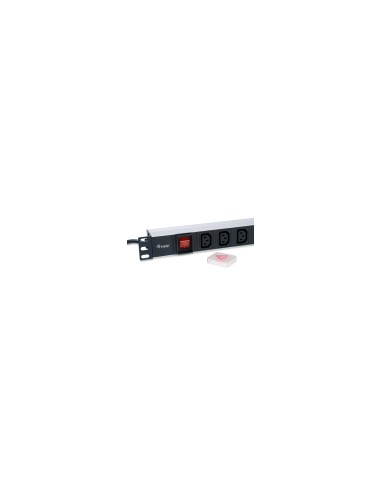 Equip unidad de distribución de energÍ­a (PDU) 8 salidas AC 1U Negro