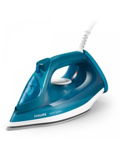 Philips 3000 series plancha a vapor Suela de cerámica 2400 W Azul