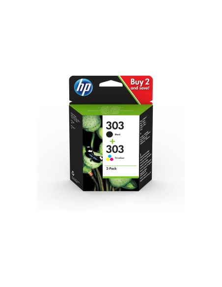 HP 303 Cartucho tinta original Pack Negro y Tricolor 3YM92AE