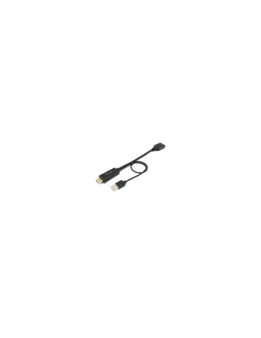 Equip 119039 adaptador de cable de vÍ­deo 0,15 m HDMI tipo A (Estándar) DisplayPort Negro