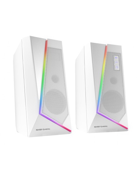Mars Gaming MS7 altavoz Inalámbrico y alámbrico 20 W Blanco