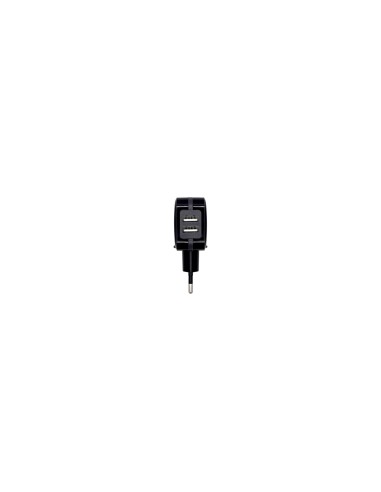 AISENS Cargador pared universal usb 2.0 2puertos negro