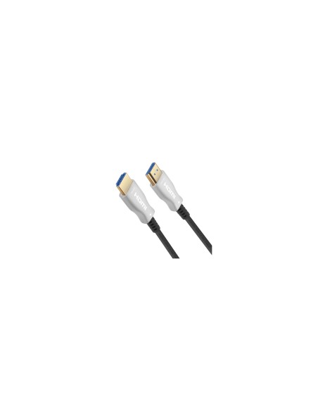 Aisens Cable Hdmi tipo-a estandar macho a macho V2.0 AOC premium alta velocidad 20m negro