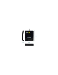 TooQ Lector de Tarjetas Inteligentes DNIe SIM USB-C, Negro 2