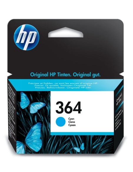 HP Cartucho de tinta original 364 cian