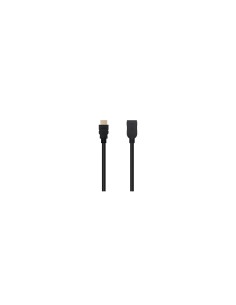Nanocable Cable HDM 2.0 Prolongador A/M-A/H, Negro, 3 m 2