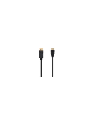 Nanocable Cable Conversor DISPLAYPORT a HDMI, DP/M - HDMI/M, Negro, 1.5 m