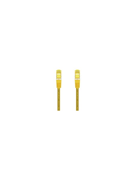 AISENS Cable De Red Latiguillo RJ45 LSZH Cat.7 600 MHz S/FTP PIMF AWG26, Amarillo, 25 cm