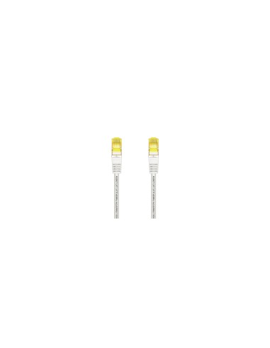 AISENS Cable De Red Latiguillo RJ45 LSZH Cat.7 600 MHz S/FTP PIMF AWG26, Blanco, 2.0 m