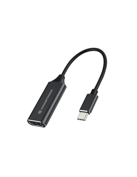 Conceptronic ABBY03B adaptador de cable de vÍ­deo HDMI tipo A (Estándar) USB Tipo C Negro