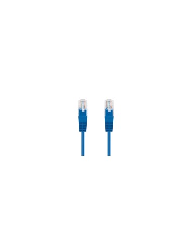 Nanocable Cable Red Latiguillo RJ45 CAT.6 UTP AWG24, Azul, 25 cm