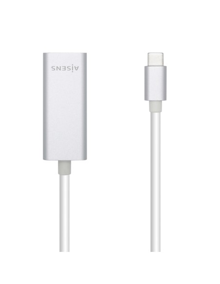 AISENS Conversor USB3.1 Gen1 USB-C A Ethernet Gigabit 10/100/1000 Mbps, 15 cm