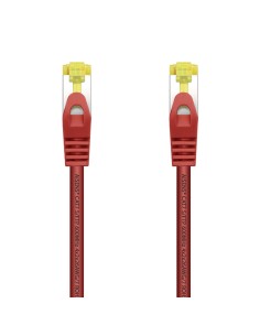 AISENS Cable De Red Latiguillo RJ45 LSZH Cat.7 600 MHz S/FTP PIMF AWG26, Rojo, 1.0 m
