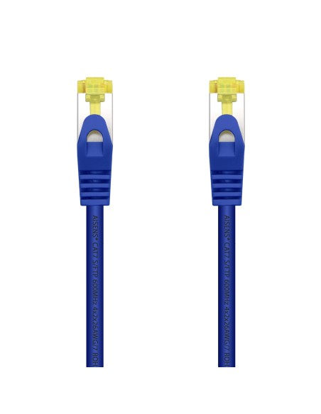 AISENS Cable De Red Latiguillo RJ45 LSZH Cat.7 600 MHz S/FTP PIMF AWG26, Azul, 2.0 m