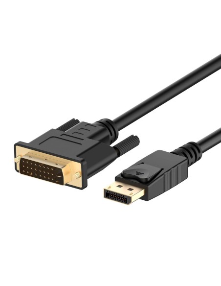 Ewent EC1441 adaptador de cable de vÍ­deo 1,8 m DisplayPort DVI-D Negro
