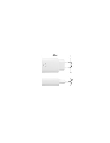 Ewent EW1320 cargador de dispositivo móvil Blanco Interior