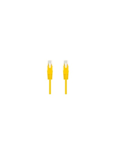 Nanocable Cable Red Latiguillo RJ45 CAT.6 UTP AWG24, Amarillo, 25 cm