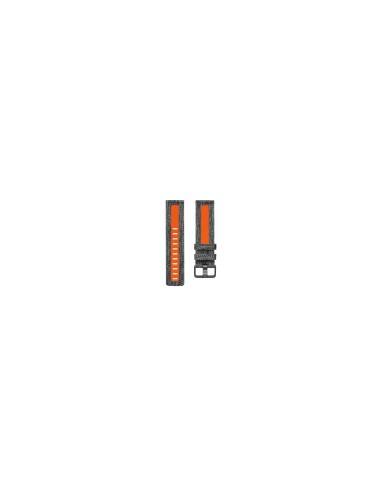 Fitbit FB171WBGYTAS Accesorios para dispositivos vestibles inteligentes Grupo de rock Carbón vegetal, Naranja Aluminio, Sintétic