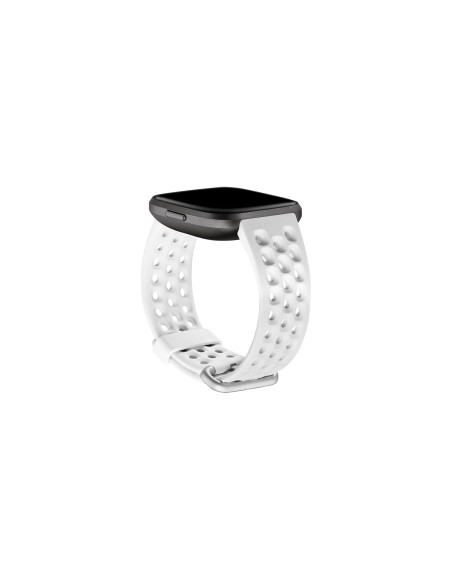 Fitbit FB171SBWTL Accesorios para dispositivos vestibles inteligentes Grupo de rock Blanco Aluminio, Elastómero