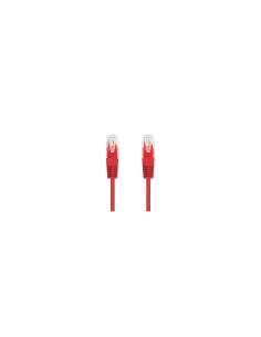 Nanocable Cable Red Latiguillo RJ45 CAT.6 UTP AWG24, Rojo, 25 cm 2
